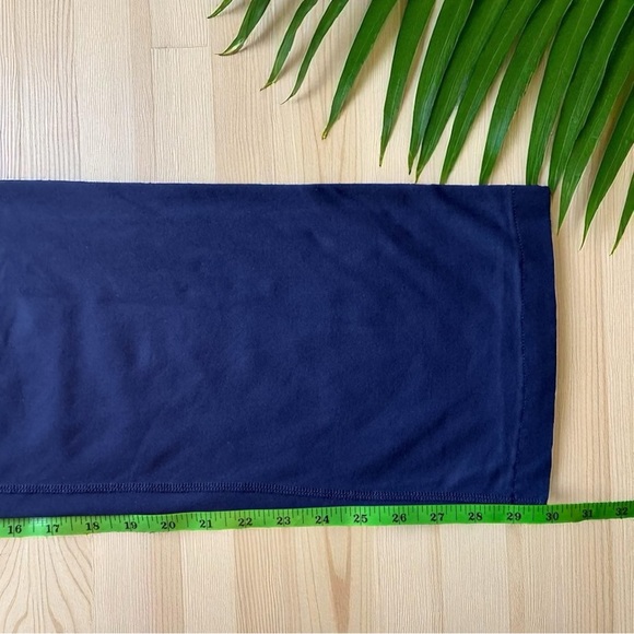 Boston Proper Navy Blue Stretchy Wide Leg Pants - Size M - Picture 5 of 10